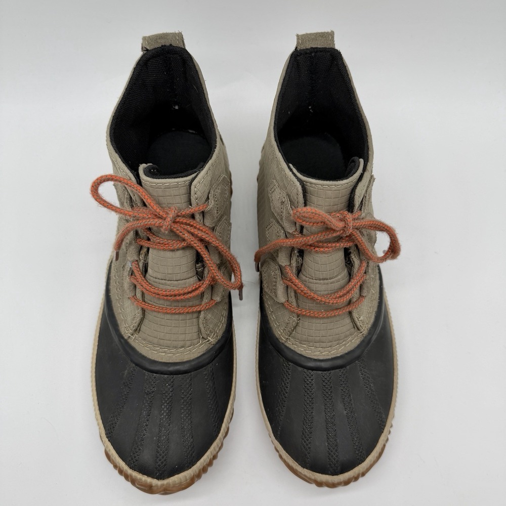 Sorel Rain Boot Womens Sz 9.5 Beige Blue Out N About Waterproof - Picture 4 of 8